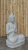 Product image 7 of the product “Seated Buddha made of Riverstone in Dharmachakra gesture of wheel of the teaching of the Dharma, H. 79cm. ”